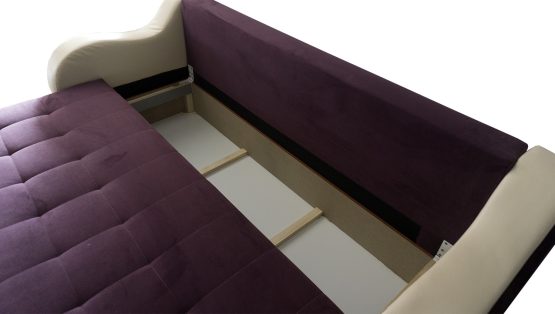 Canapea extensibila cu cutie Crina, Multimobila, multicolor, 200x100 cm